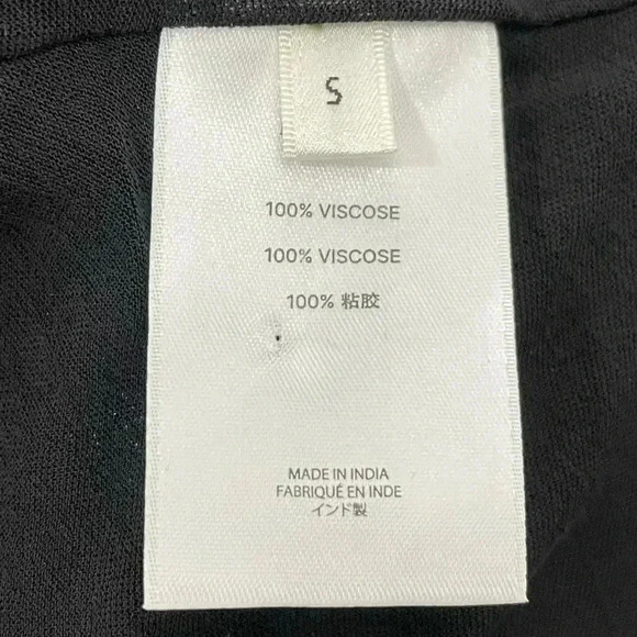 NWOT - INTERIOR NYC Kit Ruched Lace-Up Top Black Size Small - Picture 6 of 10